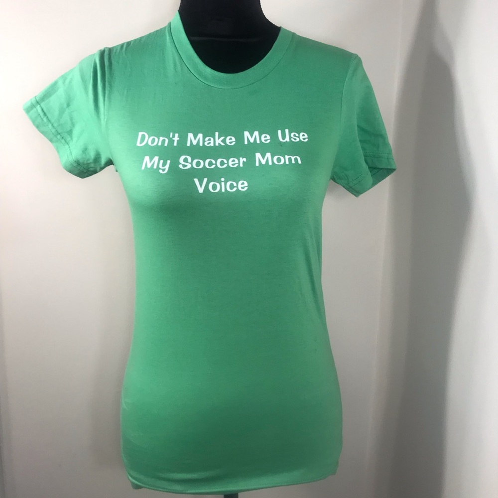 American Apparel Soccer Mom Shirt Green Small